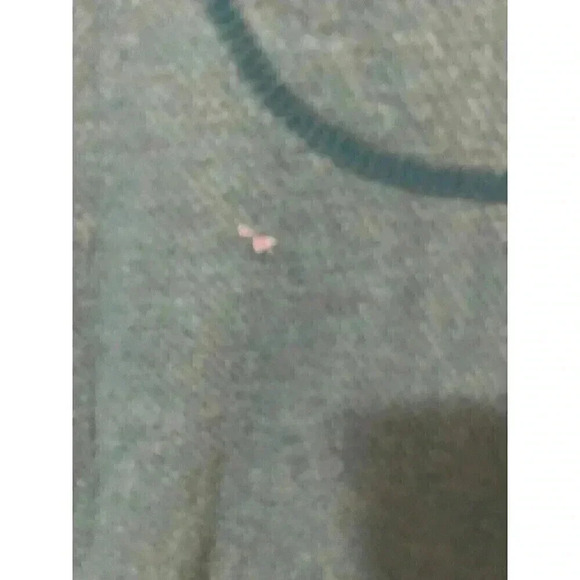 Tommy Bahama Jeans Reversible ½ Zip Pullover Sweater Mens Small teal Cotton - Picture 6 of 7